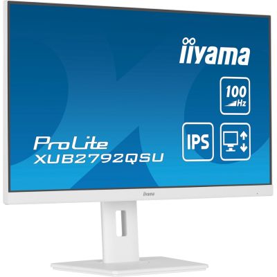 4. iiyama ProLite XUB2792QSU-W6 computer monitor 68.6 cm (27") 2560 x 1440 px Wide Quad HD LED White