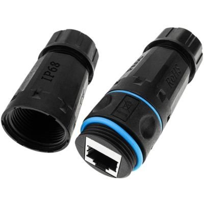 5. TECHLY ADAPTER COUPLER RJ45 F/F CAT6 F/UTP OUTDOOR