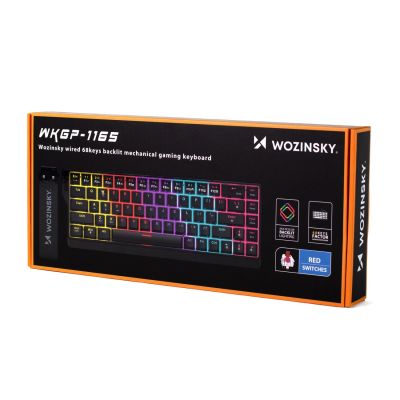4. Wozinsky WKGP-1165 Mechanical Gaming Keyboard with RGB Backlight - Black