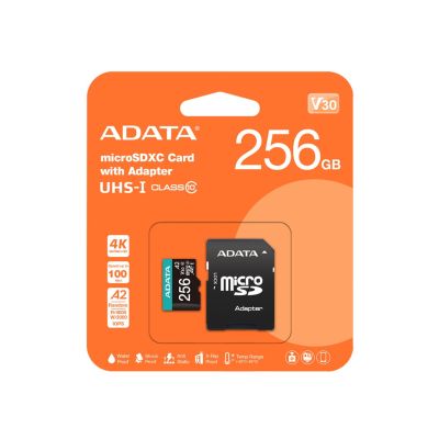 2. ADATA Premier Pro 256GB MicroSDXC UHS-I Class 10 Memory Card