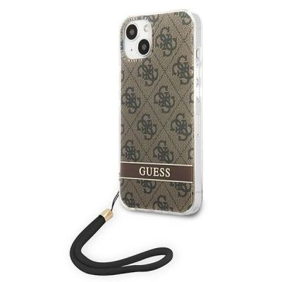 2. Guess GUOHCP14MH4STW iPhone 14 Plus 6.7 "brown / brown hardcase 4G Print Strap
