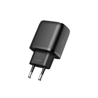 5. Tech-Protect C20W Charger USB-C PD 20W / USB-A QC 3.0 - Black