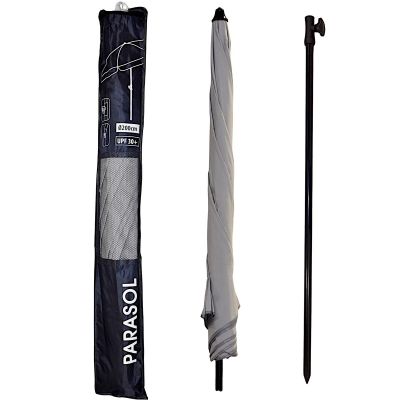 17. GARDEN PARASOL 185 CM GREY