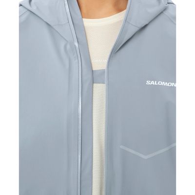 4. Salomon Bonatti Waterproof JKT W LC2770000 Gray M