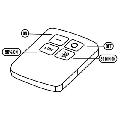 13. MACLEAN 6X WIRELESS BATTERY-OPERATED LED LAMP WITH REMOTE CONTROL MCE165