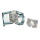 2. ALANTEC KEYSTONE MODULE RJ45 UTP CAT.6A CLEAR