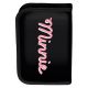 2. PASO x Minnie Mouse black school pencil case without school accessories - DM23VV-P001BW