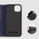 13. Dux Ducis Skin X2 case for iPhone 14 Plus case with magnetic flap blue