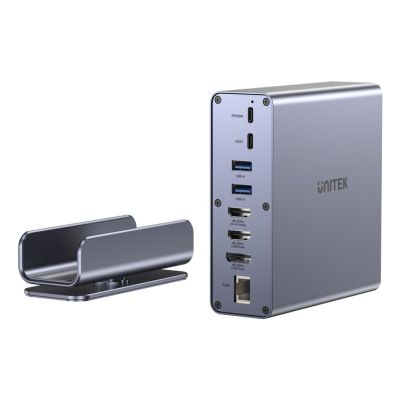 22. Unitek DisplayLink 4K Universal Docking Station x3