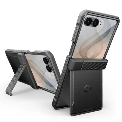 2. Tech-Protect Kevlar Pro Case for Samsung Galaxy Z Flip 8 - black