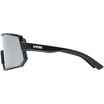 6. Uvex sportstyle 235 Multisports Glasses Unisex Half-Rim Black