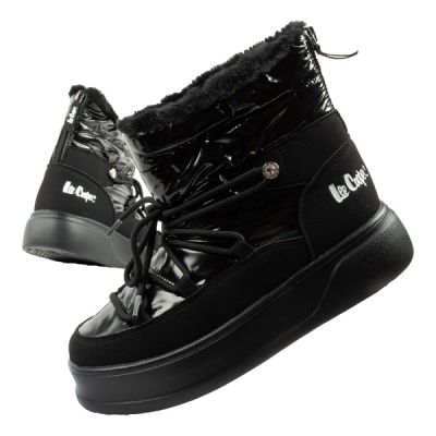 Lee Cooper women's winter hiking sports shoes, insulated, patent leather