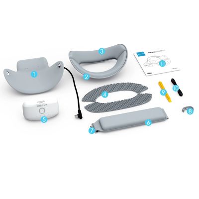 3. BoboVR P4S Head Strap with Battery for PICO 4 Ultra and Ultra Enterprise - Gray