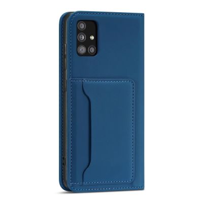 6. Magnet Card Case for Xiaomi Redmi Note 11 Pro Pouch Card Wallet Card Holder Blue