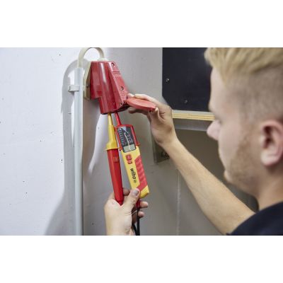 4. Wiha 45217 Voltage Tester Red, Yellow