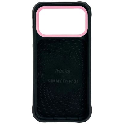 4. Nimmy Glasses Cool Cat Case for iPhone 17 Pro Max - Black