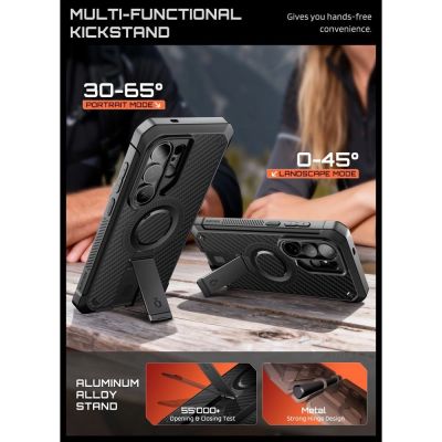 6. Supcase Unicorn Beetle Pro Mag MagSafe 2-Set Case for Samsung Galaxy S26 Ultra - Black