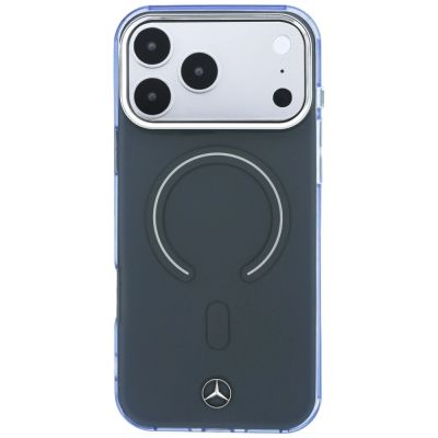 3. Mercedes Double Layer Iconic Logo MagSafe Case for iPhone 18 Pro Max / 17 Pro Max - Dark Gray