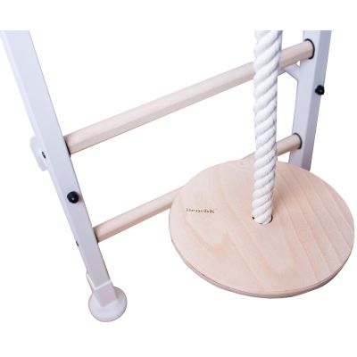38. GYMNASTIC LADDER, HAND BAR, BENCH, CHILDREN'S ACCESSORIES, WHITE MAT BENCHK 414