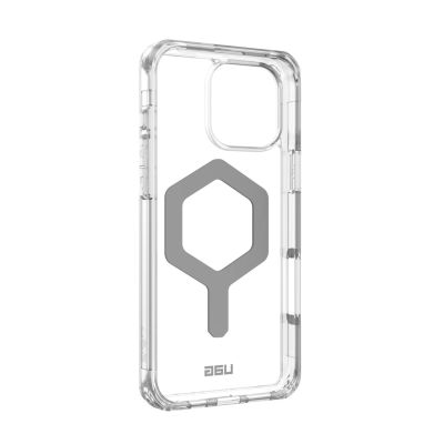 6. UAG Urban Armor Gear Plyo MagSafe Case for Apple iPhone 16 Pro Max, Ice (Clear)/Silver