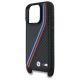 5. BMW M Edition Carbon Tricolor Lines & Strap Case for iPhone 16 Pro - Black