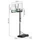 2. Salta Center standing basketball hoop 125 cm x 371 cm