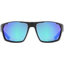 Uvex Sportstyle 233 P Polarized Glasses – black matt/mirror green