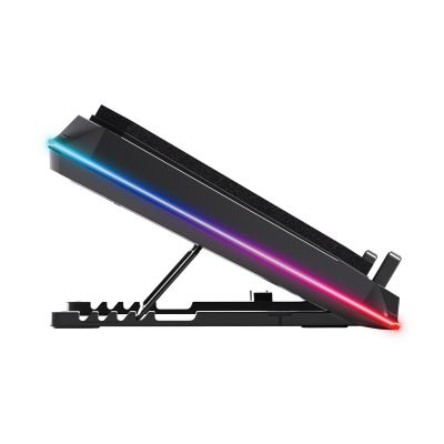 5. CONCEPTRONIC USB-C Laptop-Kühlpad + Handyhalter, RGB, 12V