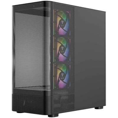 11. MODECOM VOLCANO AQ 300 ARGB MIDI BLACK CASE