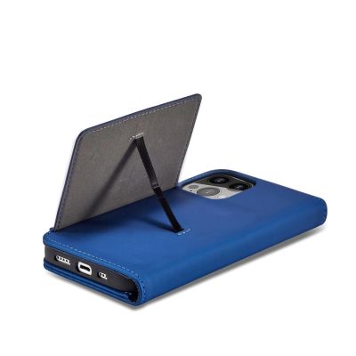7. Magnet Card Case for Samsung Galaxy S23 flip cover wallet stand blue