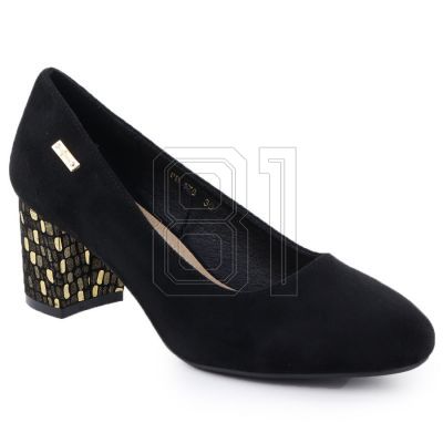 13. Suede high heel pumps Sergio Leone W SK314D black