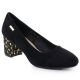 13. Suede high heel pumps Sergio Leone W SK314D black