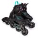6. Meteor M 34-38 Buzzy Roller Skates Black/Pink/Mint