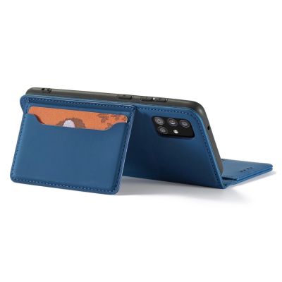 9. Magnet Card Case For Samsung Galaxy A12 5G Pouch Wallet Card Holder Blue