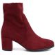 2. Sergio Leone BT-55 Burgundy Women's Ankle Boots
