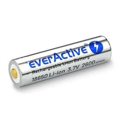 EVERACTIVE BATTERY EVERACTIVE 18650 3.7V LI-ION 2600MAH MICRO USB WITH PROTECTION BOX EV18650-26M