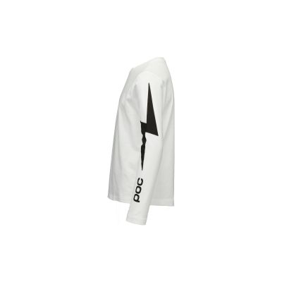 5. POC L/S Tee Jr white