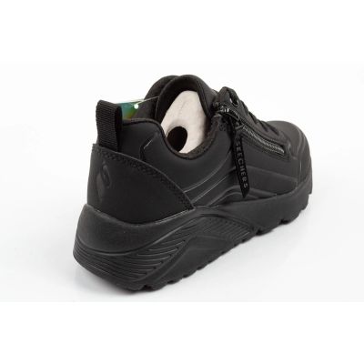 4. Skechers Uno Lite children's sports shoes black fashionable youth