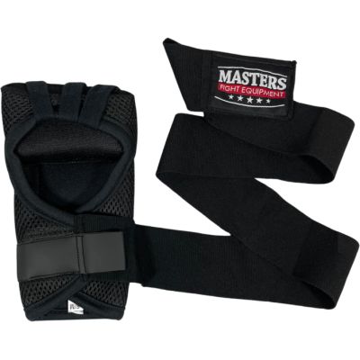 4. MASTERS BBŻ-GRIP gel boxing bandages black