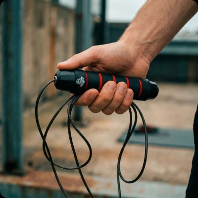 2. Speed skipping rope with steel cable SK-56 - DBX BUSHIDO