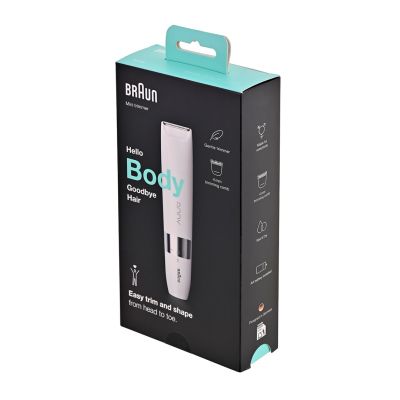 6. BRAUN Series 1 BS1000 Trimmer White and Silver