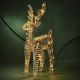 4. DECORATIVE REINDEER 34 CM 20 LED GOLD