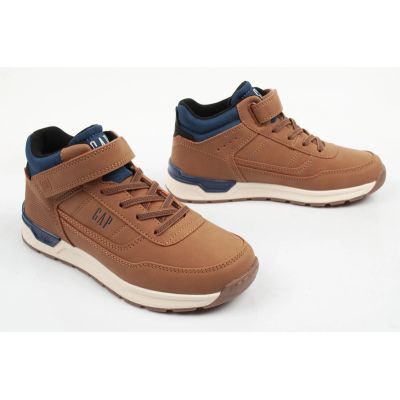4. GAP Jack children's brown ankle boots with Velcro