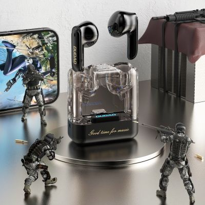 2. Dudao U18Pro Bluetooth 5.3 TWS wireless headphones - black