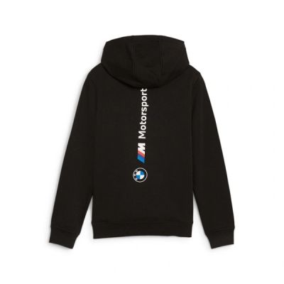 7. Puma BMW MMS Kids Kangaroo Hoodie Black