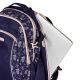 11. Herlitz Ultimate Blossom Backpack School Backpack Beige, Navy Blue (Navy) Polyester