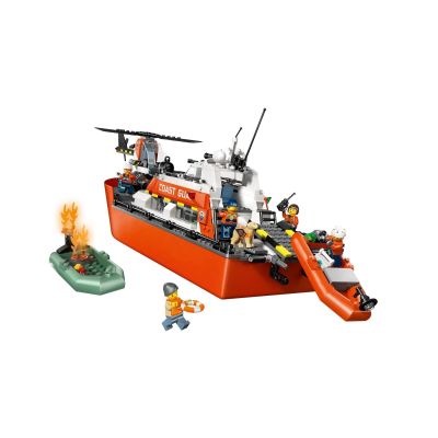 4. LEGO CITY 60504 Coast Guard Rescue Boat and Helicopter