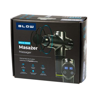 4. Blow Gun Massager Wave 5000 Black
