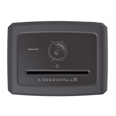 4. HP ONESHRED 24CC shredder, shreds, P-4, 24 sheets, 30l, light gray, HPN280724CCON-14.