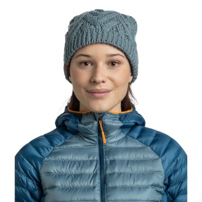 3. Buff Knitted Fleece Caryn Beanie 13674377010 Green One Size